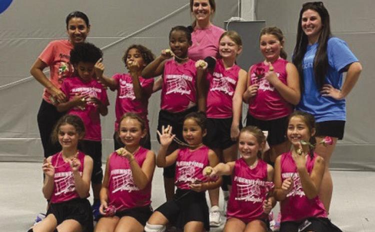 2025 7/8 Volleyball Champions – Coach Emily Scalf “Hot Shots”