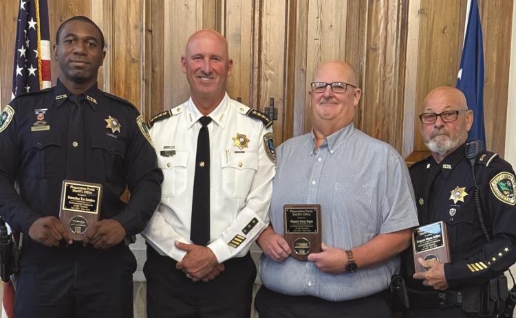 1st Quarter 24-25 (From Left): Detective Tre Sanders, Sheri Jerry Turlich, Deputy Doug Ragas &amp; Sgt. Wayne Seiert.