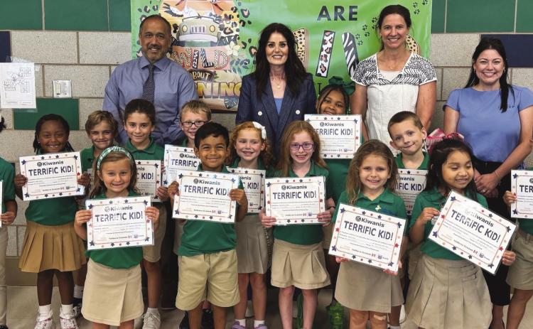 Belle Chasse Primary Celebrates First TERRIFIC Kids of the School Year