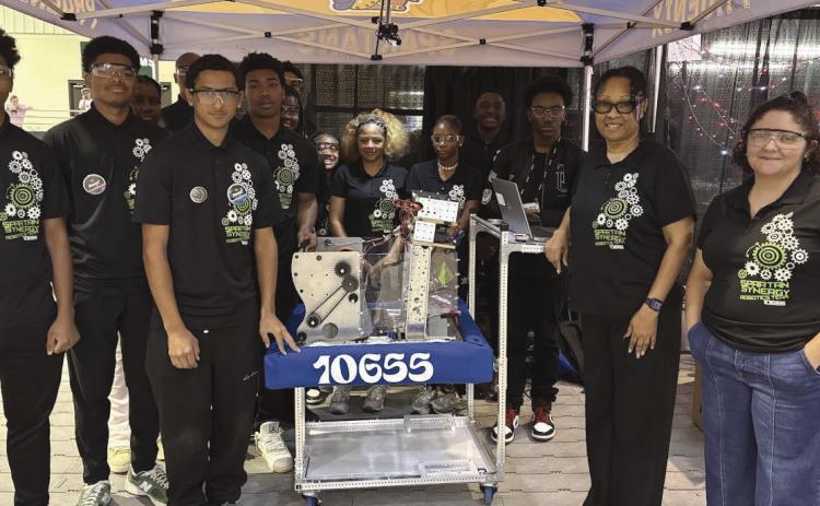 Phoenix High School Spartan Synergy Robotics  Team 10655 Competes at First Robotics Magnolia  Regional in Laurel, Mississippi