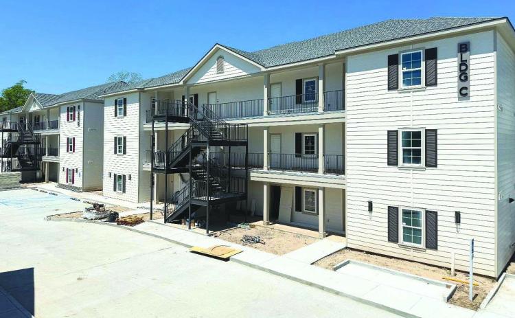 The Glen Oaks Apartments, located near the Naval Air Station in Belle Chasse, as it neared completion. The multi-family project consists of new construction of forty-four (44) apartment units. Milton J. Womack