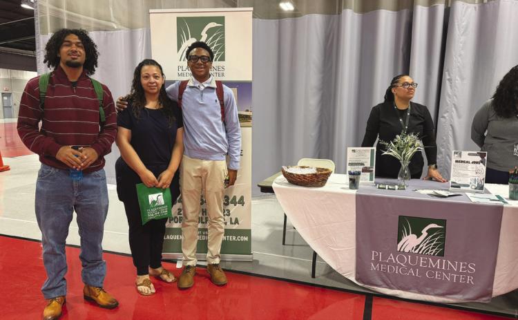 As one the of businesses present, the Plaquemines Medical Center shared information about dierent job within the medical field.