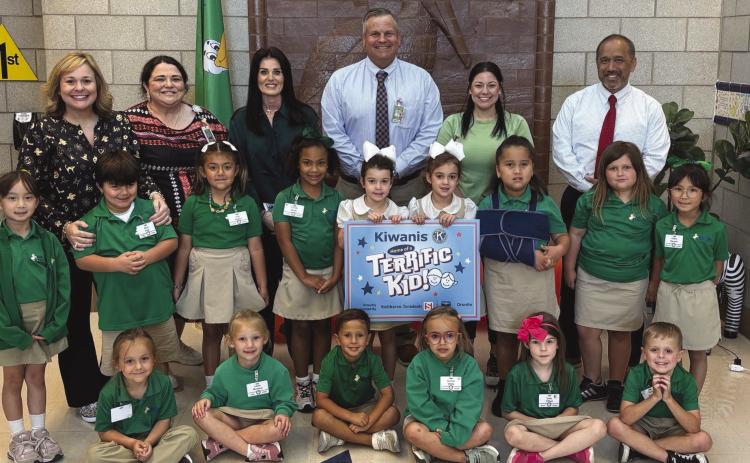 Belle Chasse Primary Honors October TERRIFIC Kids