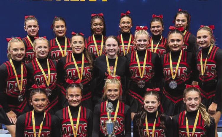 BCHS Cheerleaders Earn Silver in National High School Cheerleading Competition